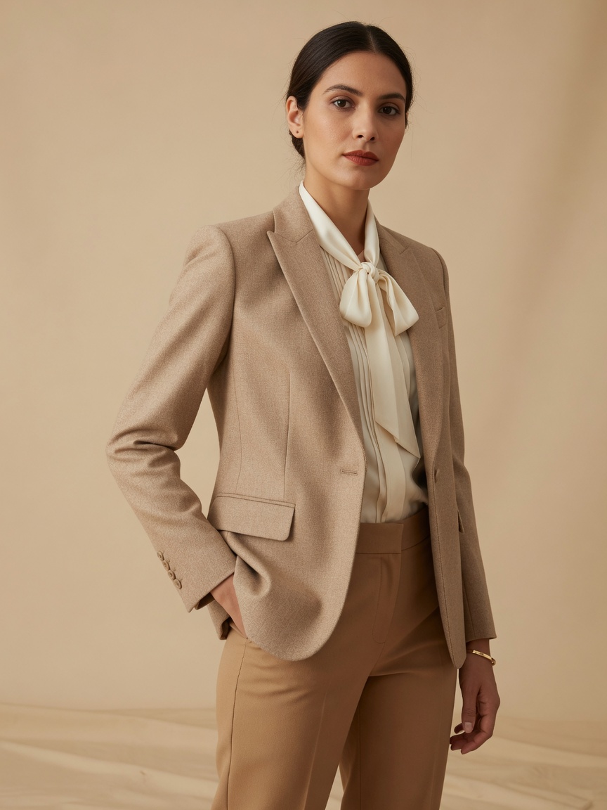 Camel Wool Blazer